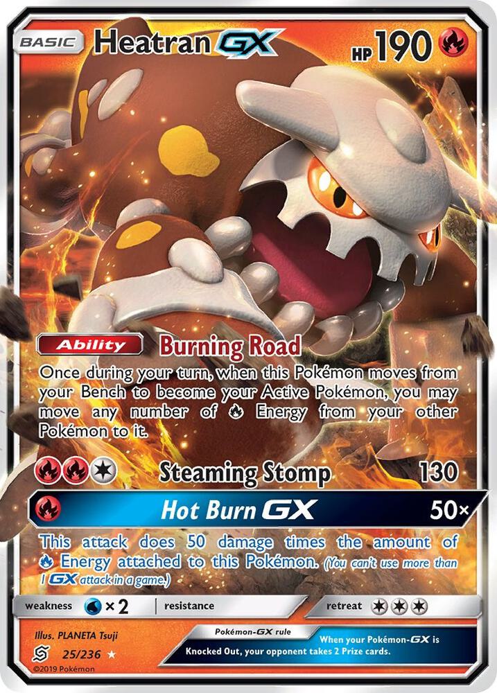 Heatran GX 25/236 (SM - Unified Minds)  - Holofoil | Good Games Adelaide SA