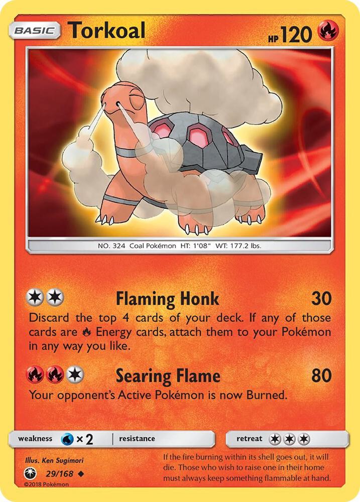 Torkoal 29/168 (SM - Celestial Storm)  | Good Games Adelaide SA