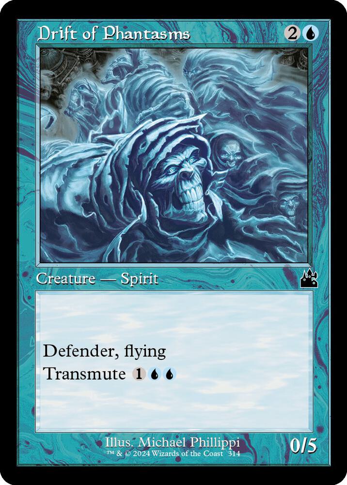 Drift of Phantasms Retro Frame 314 (Ravnica Remastered)  - Retro Foil | Good Games Adelaide SA