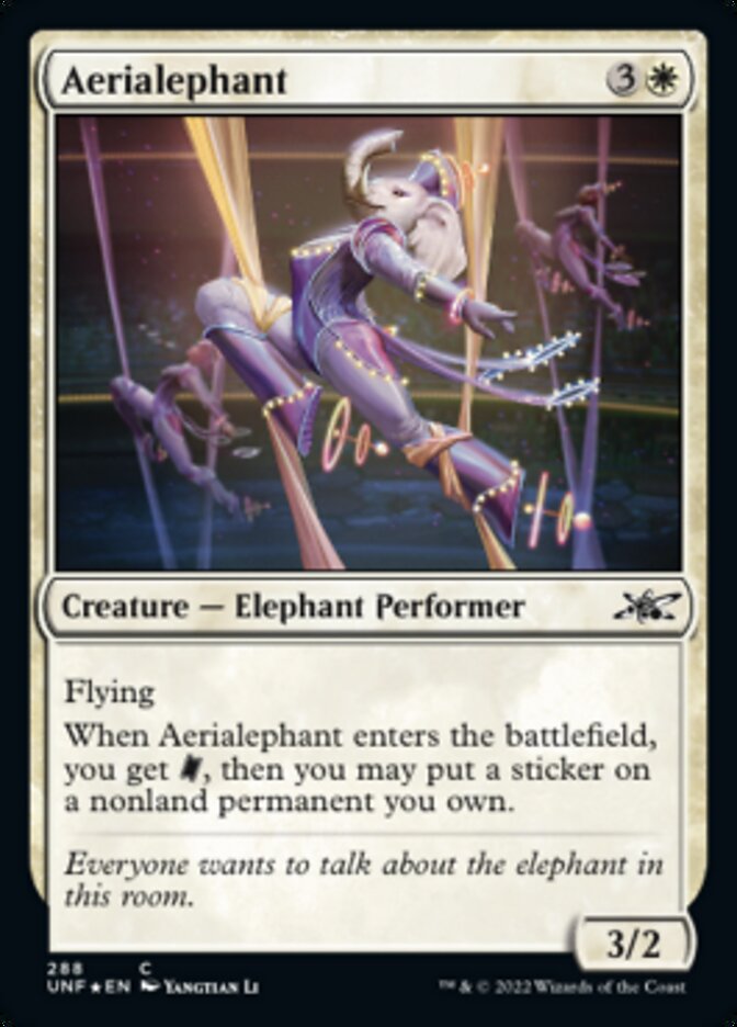 Aerialephant (Galaxy Foil) [Unfinity] | Good Games Adelaide SA