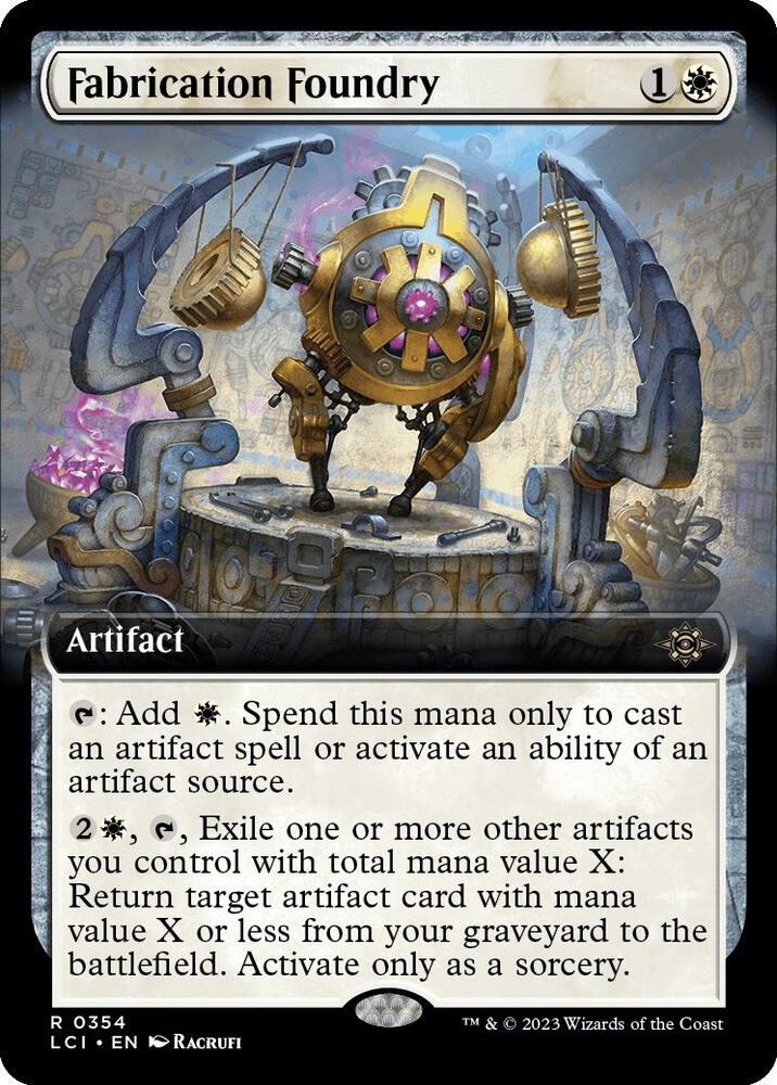 Fabrication Foundry 354/291 (The Lost Caverns of Ixalan)  - Extended Art | Good Games Adelaide SA