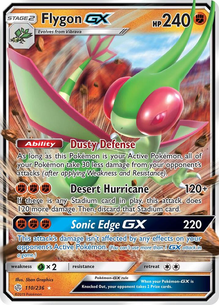 Flygon GX 110/236 (SM - Cosmic Eclipse)  - Holofoil | Good Games Adelaide SA