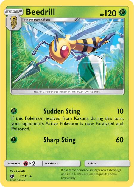 Beedrill 3/111 (SM - Crimson Invasion)  | Good Games Adelaide SA