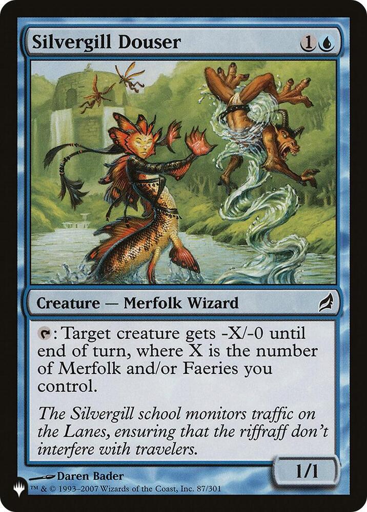 Silvergill Douser 87/301 (The List Reprints)  | Good Games Adelaide SA