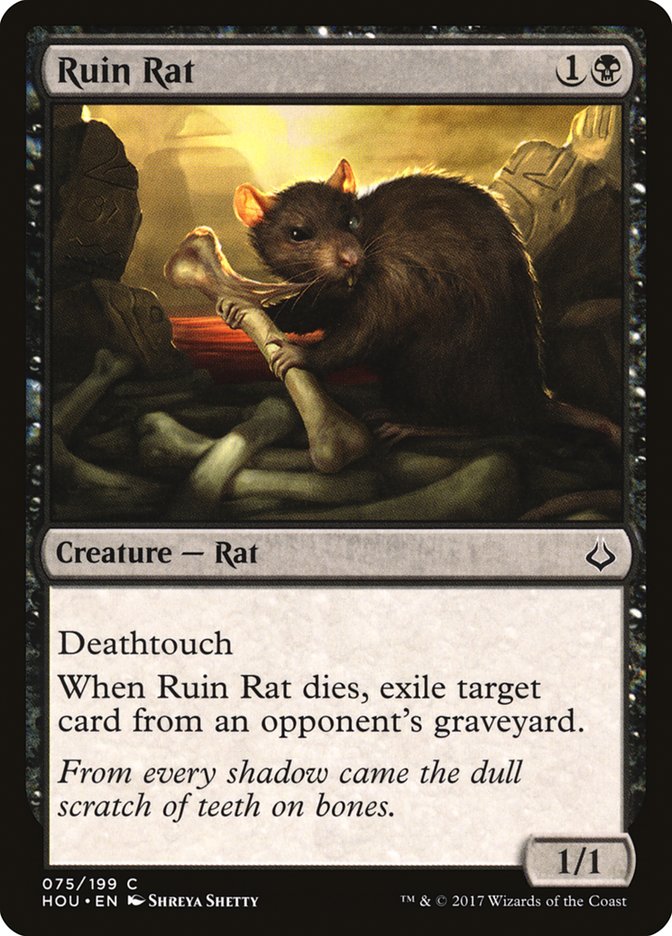 Ruin Rat 75 (Hour of Devastation)  - Foil | Good Games Adelaide SA