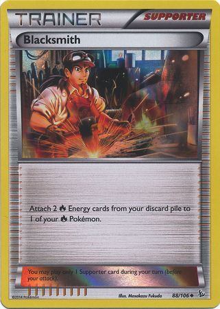 Blacksmith (88/106) (Sheen Holo Pyroar Collection Exclusive) [XY: Flashfire] | Good Games Adelaide SA