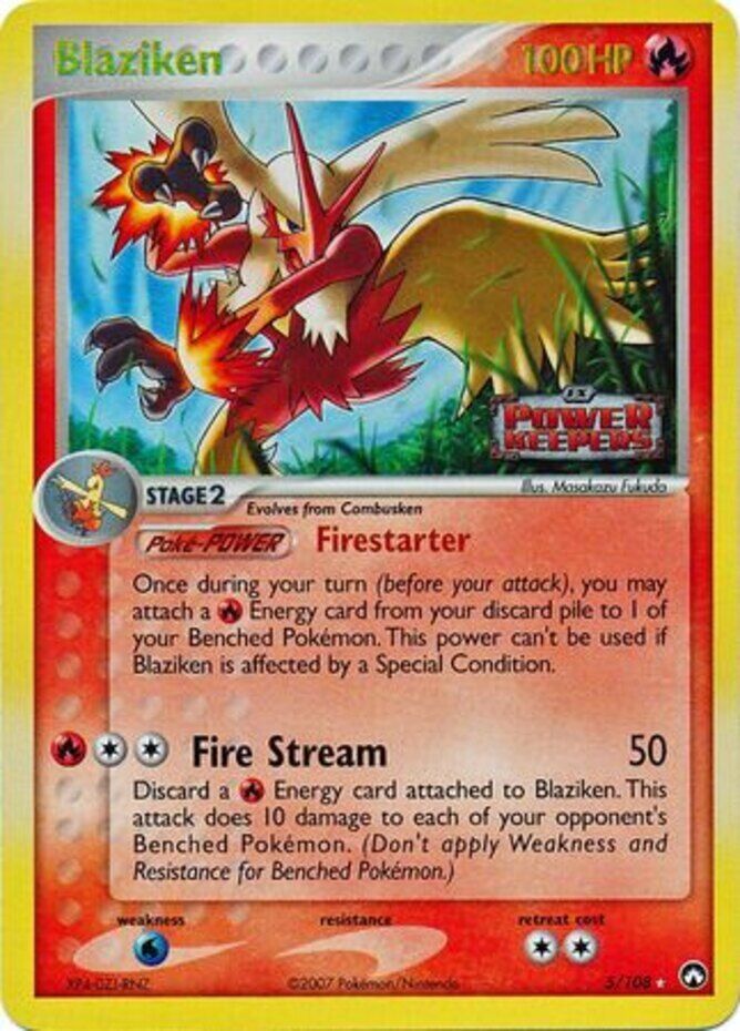 Blaziken (5/108) (Stamped) [EX: Power Keepers] | Good Games Adelaide SA