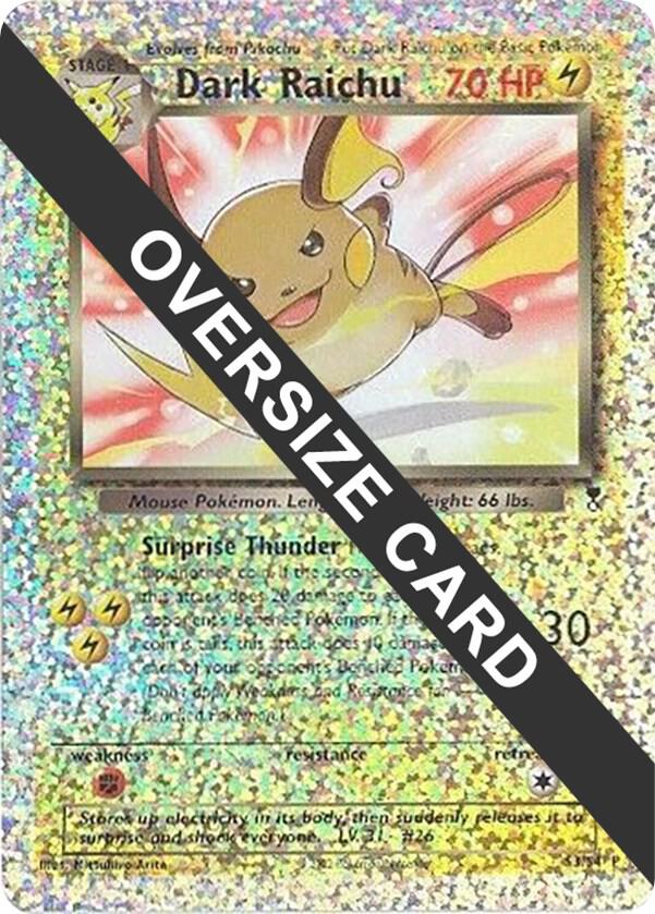 Dark Raichu S3 S4 Box Topper S3/S4 (Jumbo Cards)  - Reverse Holofoil | Good Games Adelaide SA