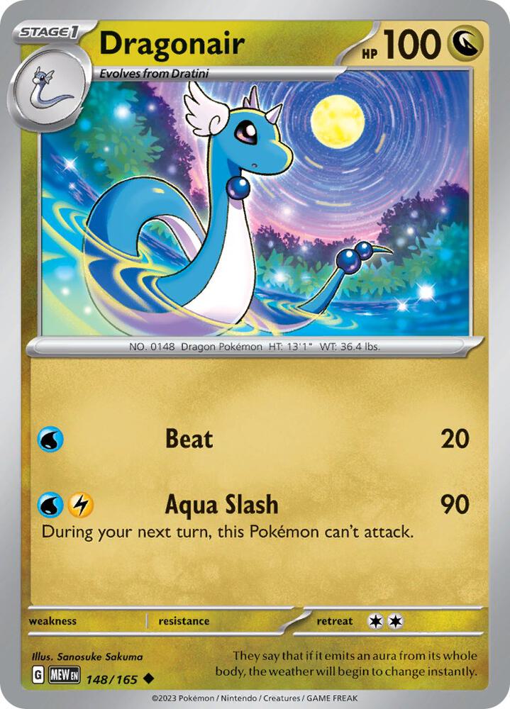Dragonair 148/165 (SV: Scarlet & Violet 151)  | Good Games Adelaide SA