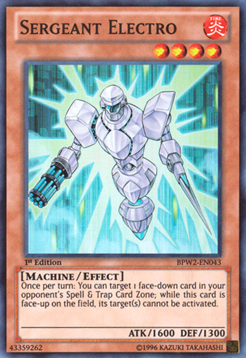 Sergeant Electro [BPW2-EN043] Super Rare | Good Games Adelaide SA