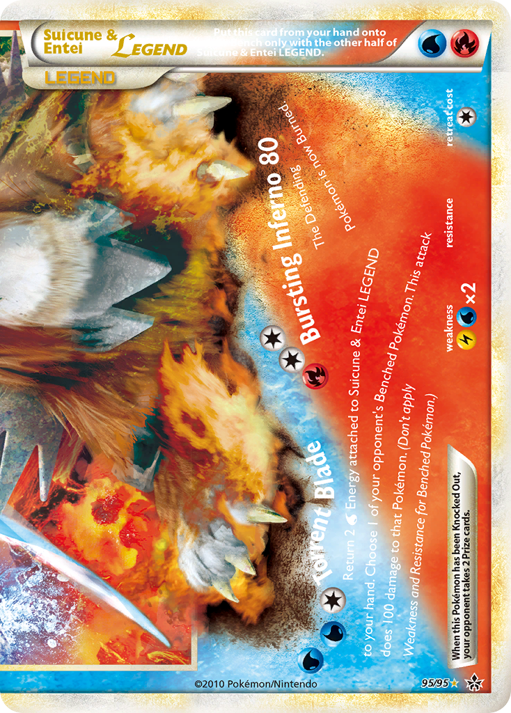 Suicune & Entei LEGEND (95/95) [HeartGold & SoulSilver: Unleashed] | Good Games Adelaide SA