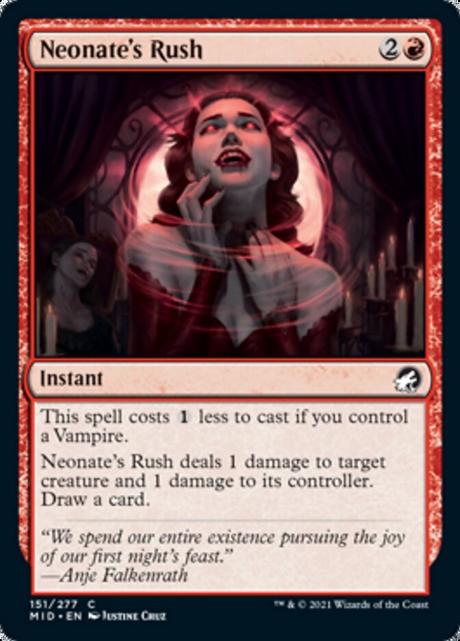 Neonate's Rush [Innistrad: Midnight Hunt] | Good Games Adelaide SA