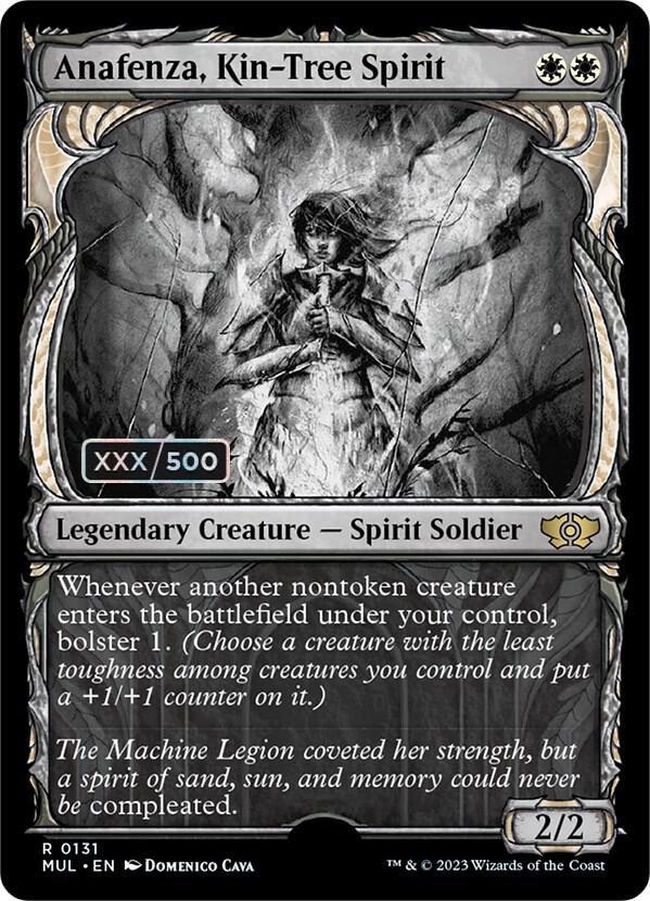 Anafenza, Kin-Tree Spirit Serialized 131 (March of the Machine: Multiverse Legends)  - Foil | Good Games Adelaide SA