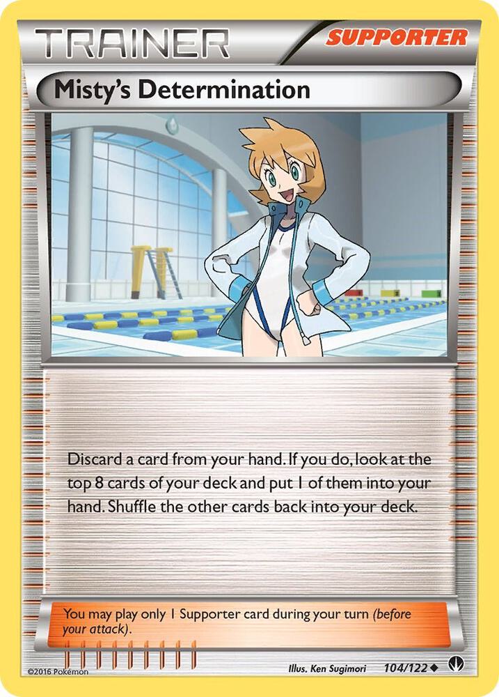 Misty's Determination 104/122 (XY - BREAKpoint)  | Good Games Adelaide SA