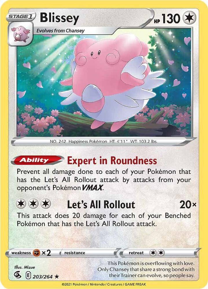 Blissey 203/264 (SWSH08: Fusion Strike)  | Good Games Adelaide SA
