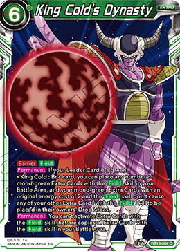 King Cold's Dynasty (Common) [BT13-084] | Good Games Adelaide SA