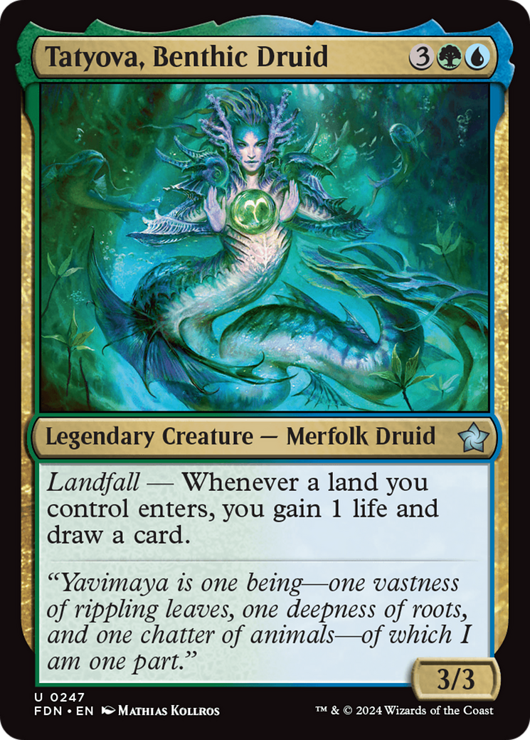 Tatyova, Benthic Druid [Foundations] | Good Games Adelaide SA