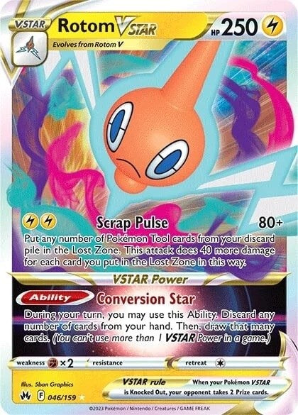 Rotom VSTAR (046/159) [Sword & Shield: Crown Zenith] | Good Games Adelaide SA