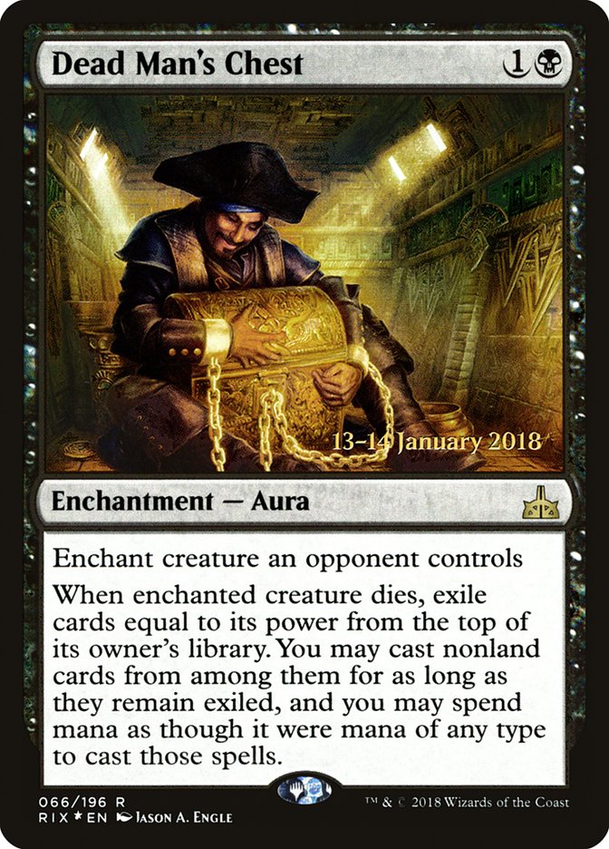 Dead Man's Chest [Rivals of Ixalan Prerelease Promos] | Good Games Adelaide SA