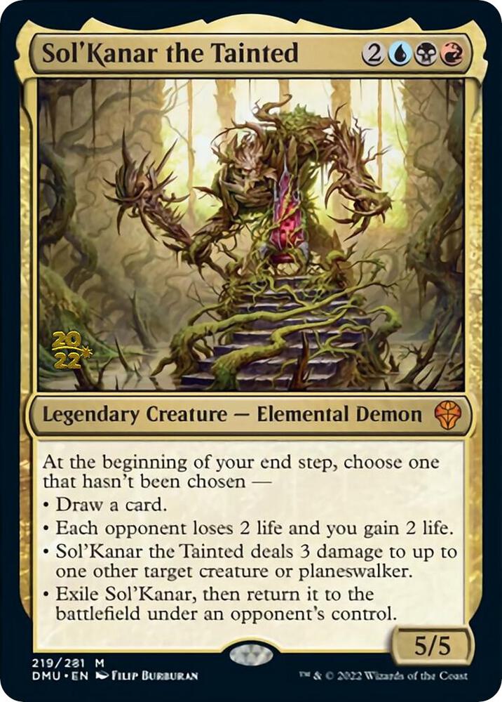 SolKanar the Tainted 219 (Prerelease Cards)  - Foil | Good Games Adelaide SA