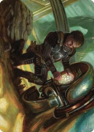 Urza Powerstone Prodigy Art Card 35 (Art Series: The Brothers' War)  | Good Games Adelaide SA