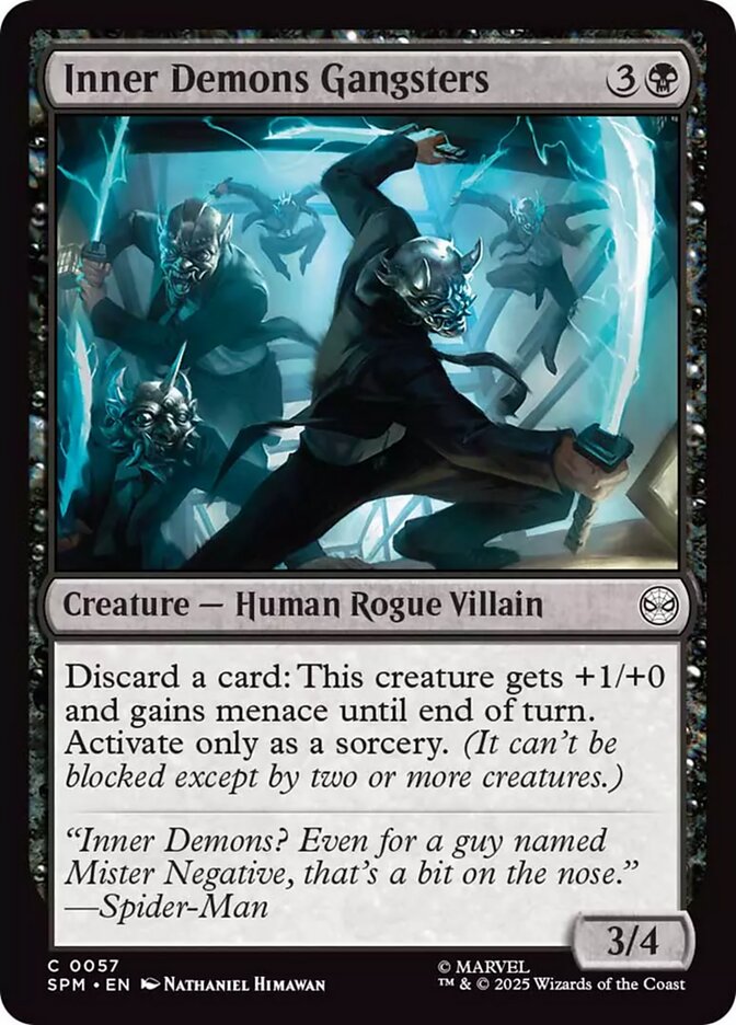 Inner Demons Gangsters 57 (Marvel's Spider-Man)  - Foil | Good Games Adelaide SA