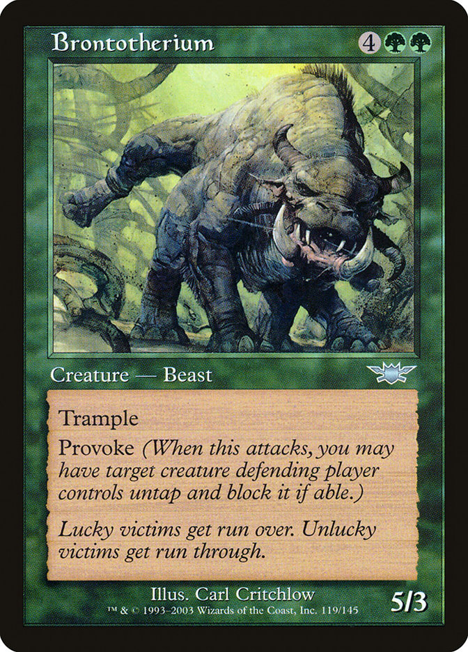 Brontotherium 119 (Legions)  - Foil | Good Games Adelaide SA