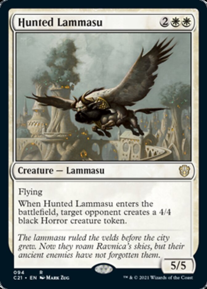 Hunted Lammasu [Commander 2021] | Good Games Adelaide SA