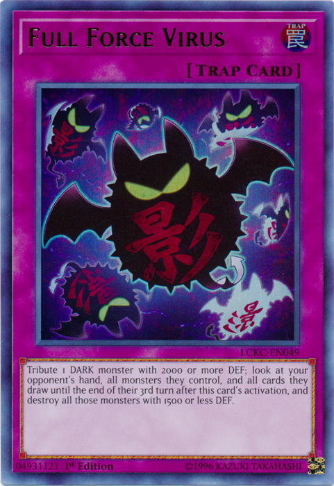 Full Force Virus [LCKC-EN049] Ultra Rare | Good Games Adelaide SA