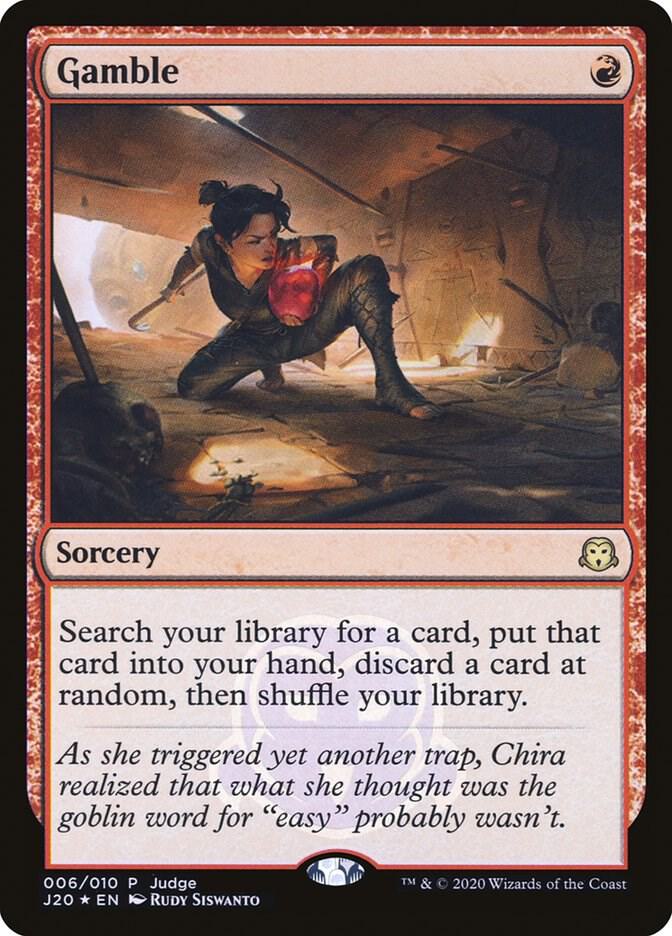 Gamble 6 (Judge Promos)  - Foil | Good Games Adelaide SA