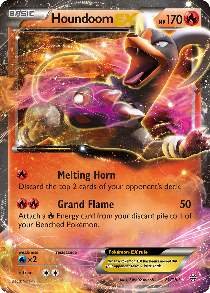 Houndoom EX (21/162) [XY: BREAKthrough] | Good Games Adelaide SA