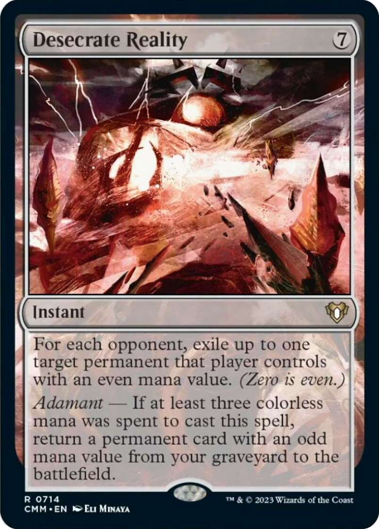 Desecrate Reality [Commander Masters] | Good Games Adelaide SA