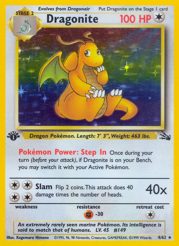 Dragonite (4/62) [Fossil 1st Edition] | Good Games Adelaide SA