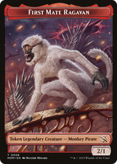 First Mate Ragavan // Knight Double-Sided Token [March of the Machine Tokens] | Good Games Adelaide SA