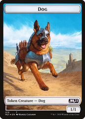 Demon // Dog Double-sided Token [Core Set 2021 Tokens] | Good Games Adelaide SA