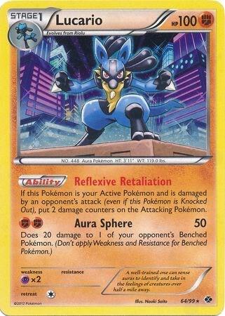 Lucario 64 99 Cosmos Holo 064/099 (Blister Exclusives)  - Holofoil | Good Games Adelaide SA