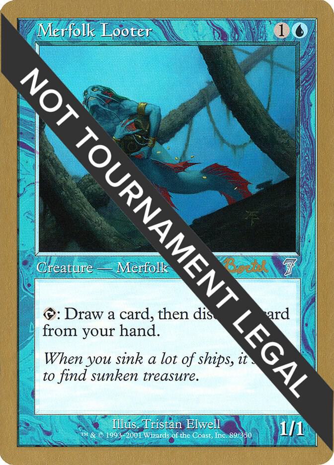 Merfolk Looter 2001 Alex Borteh 7ED ab89/138 (World Championship Decks)  | Good Games Adelaide SA