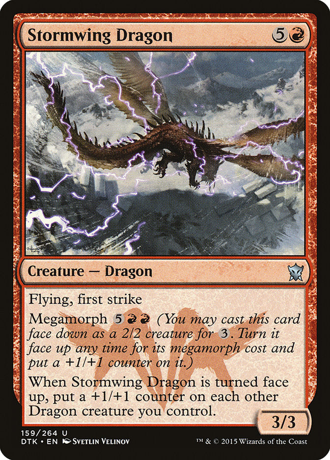 Stormwing Dragon 159 (Dragons of Tarkir)  - Foil | Good Games Adelaide SA