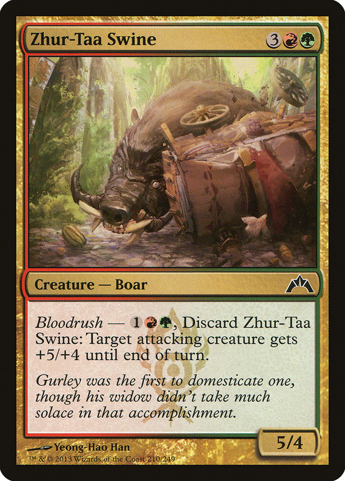 Zhur-Taa Swine 210 (Gatecrash)  - Foil | Good Games Adelaide SA