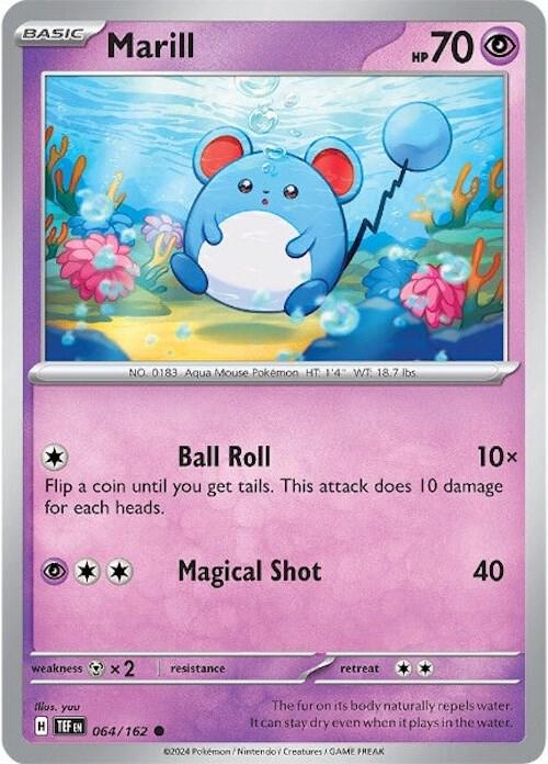 Marill 064/162 (SV05: Temporal Forces)  | Good Games Adelaide SA