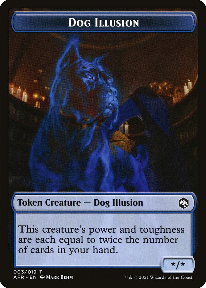Angel // Dog Illusion Double-sided Token [Dungeons & Dragons: Adventures in the Forgotten Realms Tokens] | Good Games Adelaide SA