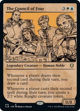 The Council of Four Showcase 419 (Commander Legends: Battle for Baldur's Gate)  - Foil | Good Games Adelaide SA