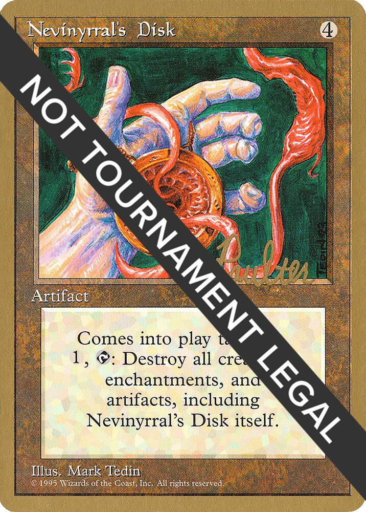 Nevinyrrals Disk 1996 Preston Poulter 4ED  (World Championship Decks)  | Good Games Adelaide SA