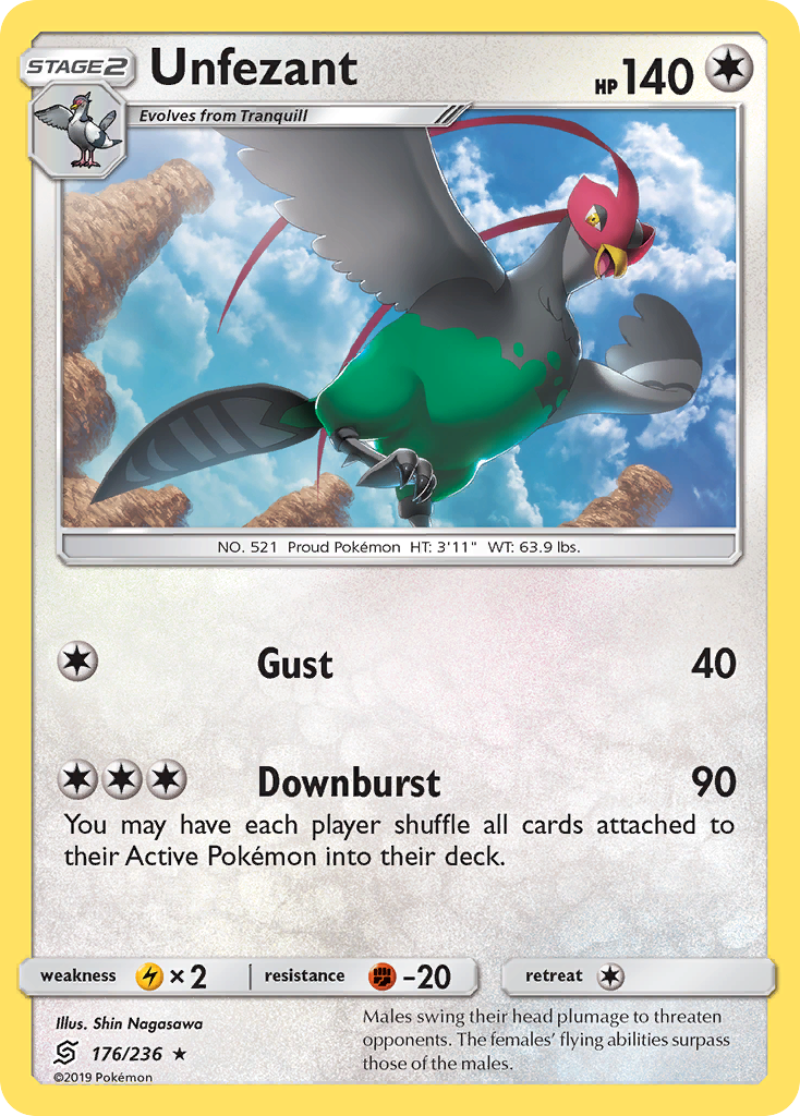 Unfezant (176/236) [Sun & Moon: Unified Minds] | Good Games Adelaide SA