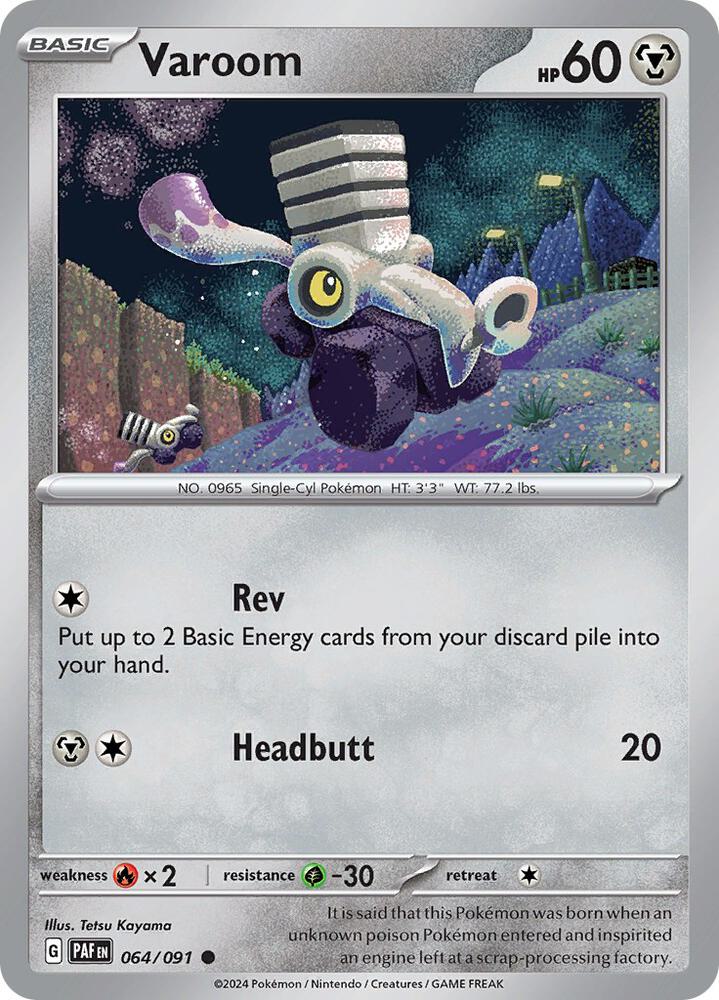 Varoom 064/091 (SV: Paldean Fates)  - Reverse Holofoil | Good Games Adelaide SA