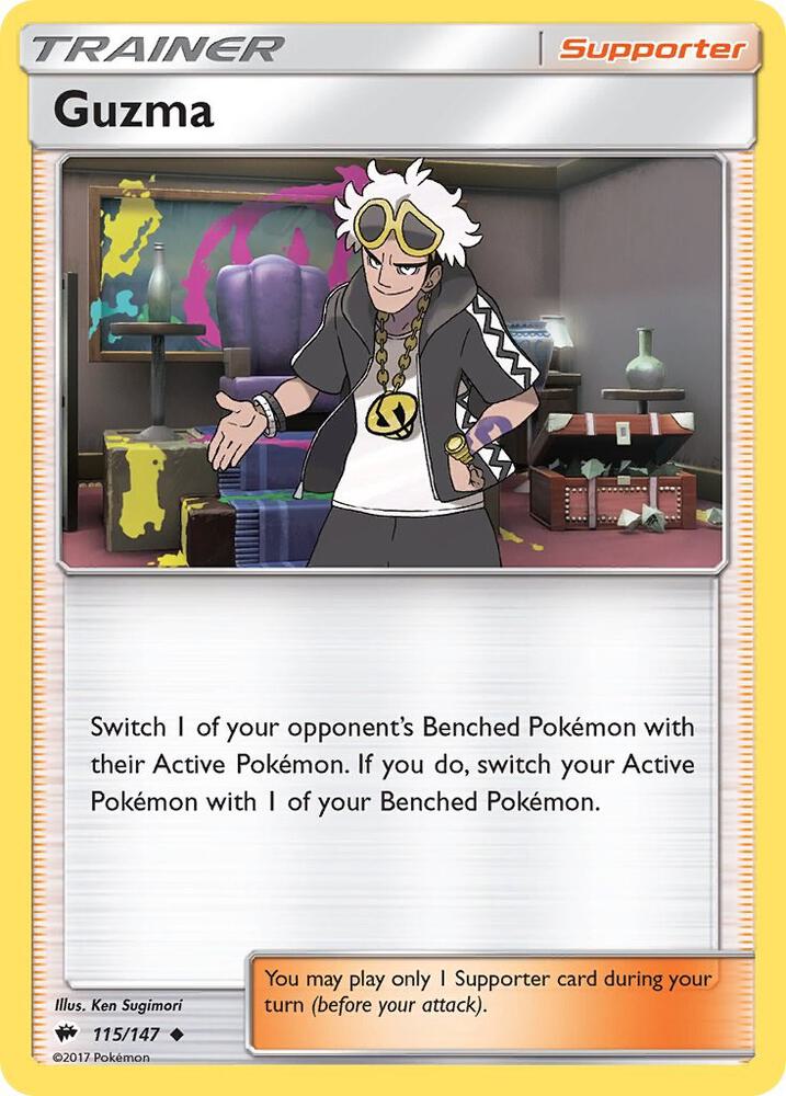 Guzma 115/147 (SM - Burning Shadows)  | Good Games Adelaide SA
