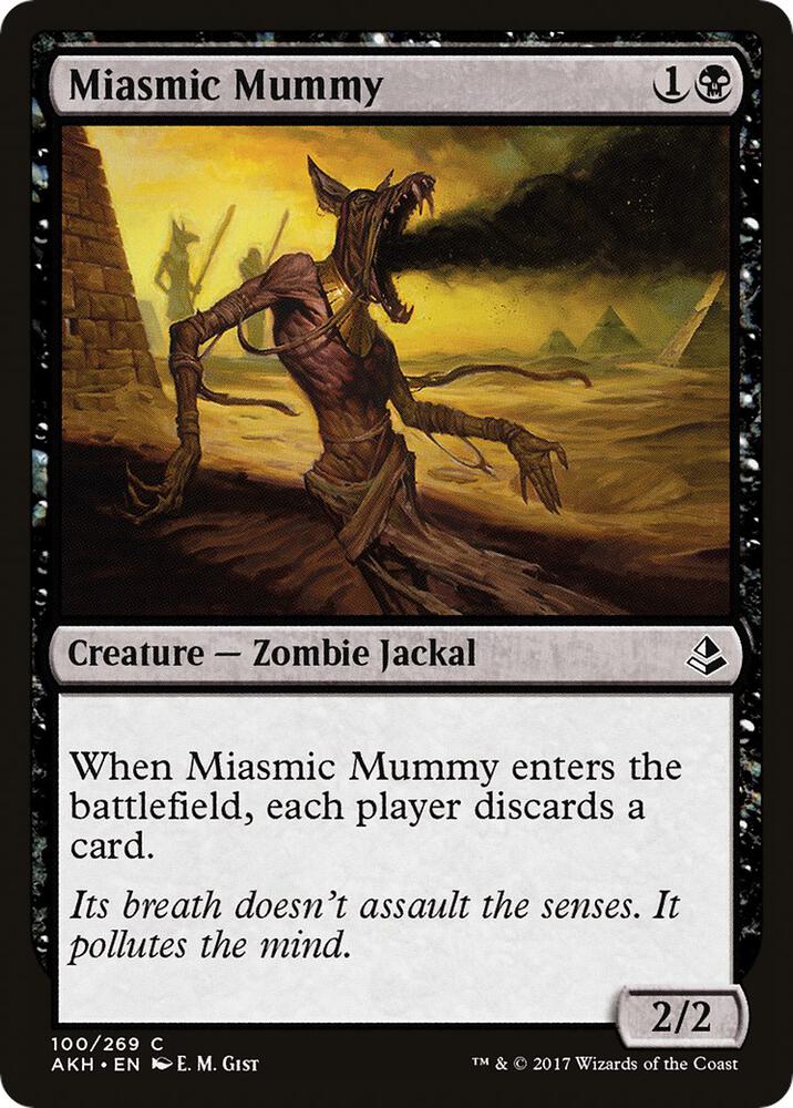 Miasmic Mummy 100 (Amonkhet)  - Foil | Good Games Adelaide SA