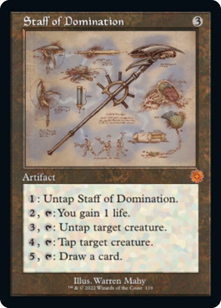 Staff of Domination (Retro Schematic) [The Brothers' War Retro Artifacts] | Good Games Adelaide SA