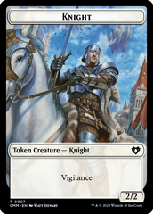Eldrazi // Knight Double-Sided Token [Commander Masters Tokens] | Good Games Adelaide SA