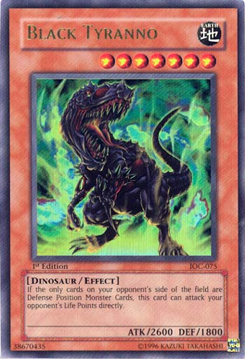 Black Tyranno [IOC-075] Ultra Rare | Good Games Adelaide SA